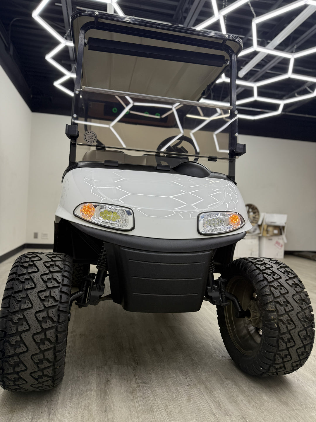 2019 EZGO RXV 4 Passenger Electric Lifted