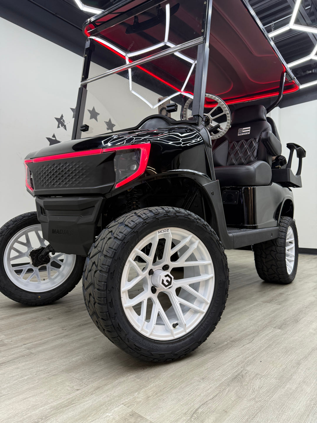 2019 EZGO RXV 4 Passenger Electric Lifted