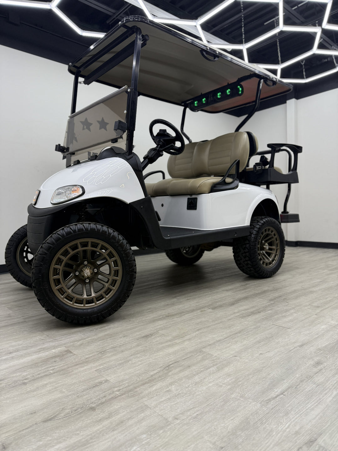 2019 EZGO RXV 4 Passenger Electric Lifted