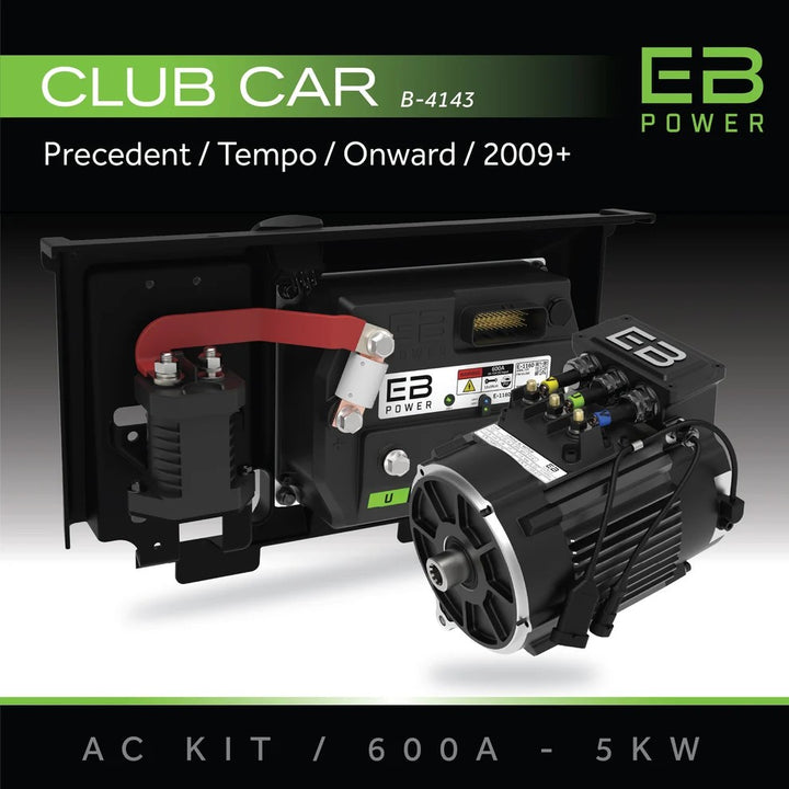 EB Power AC Kit / 600A + 5kW / Club Car Precedent/Tempo/Onward / 2009+