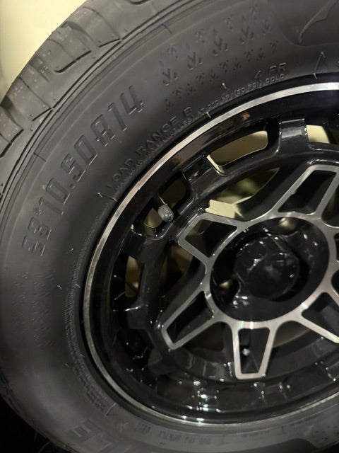 ICON i60LX, i40FX wheel and tire. ICON OEM 14" wheel and 23" tire (street tread pattern) steel belted (SET OF 4)