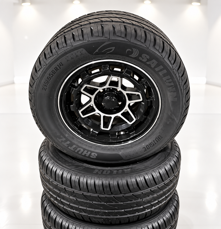 ICON i60LX, i40FX wheel and tire. ICON OEM 14" wheel and 23" tire (street tread pattern) steel belted (SET OF 4)